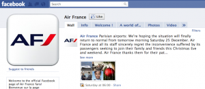 Air France Facebook
